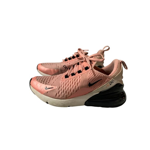 Nike Shoes - Nike Air Max 270 Kids Shoes Pink Black White Size 4.5Y Sneakers